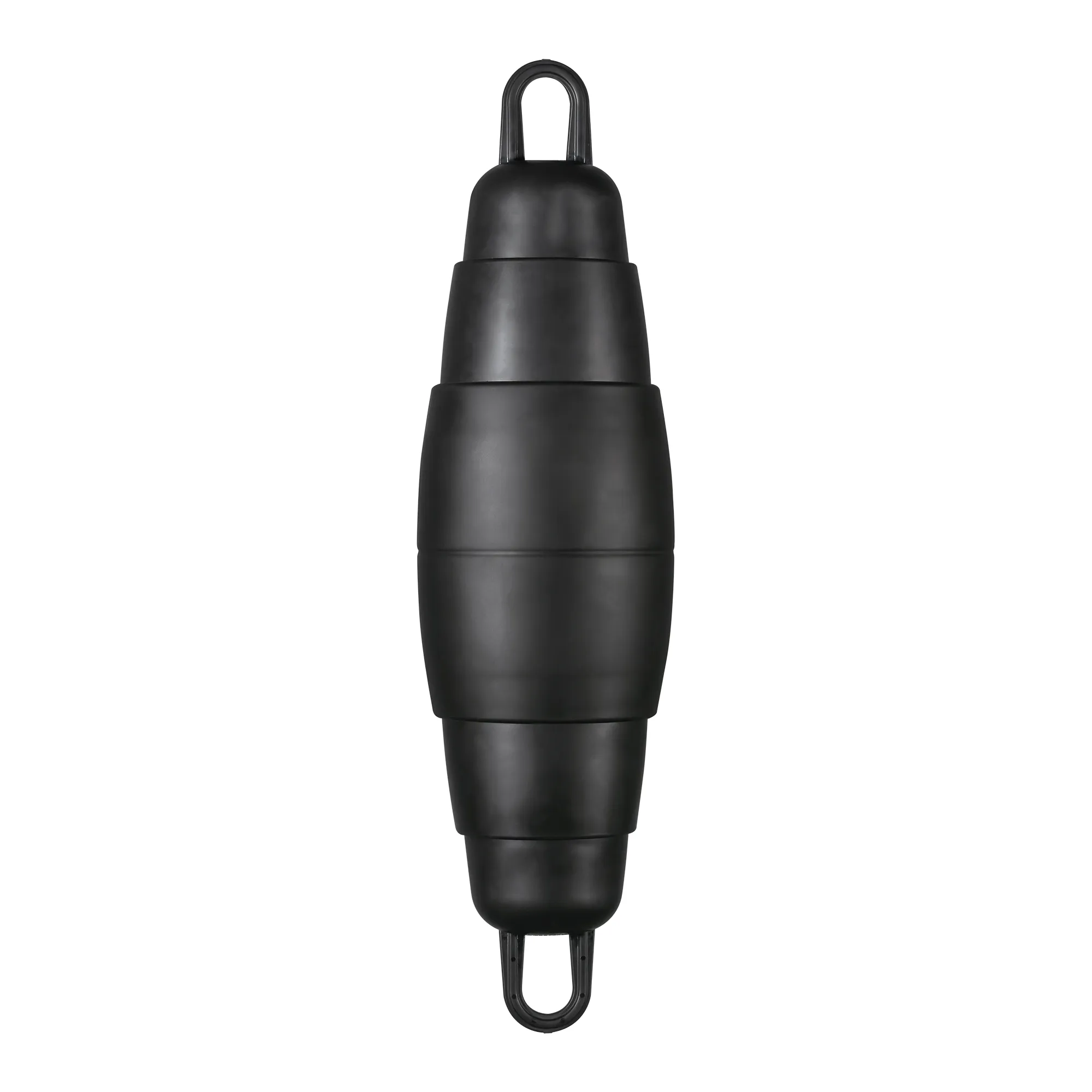 POP Fender in black — compact telescopic boat fender, 165mm and 215mm sizes available